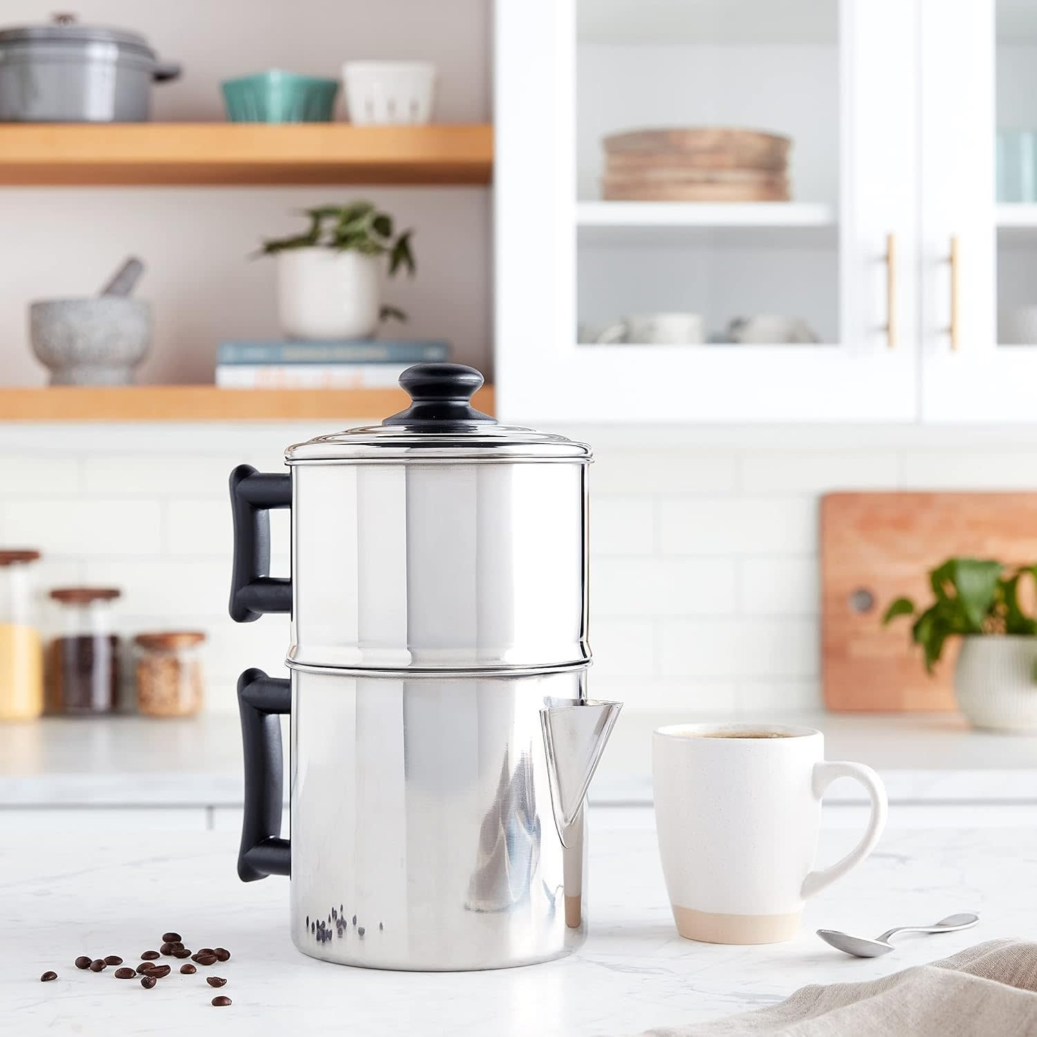 Shetler's Non-Electric Drip Coffee Maker, Classic Manual Coffee Brewing gallery