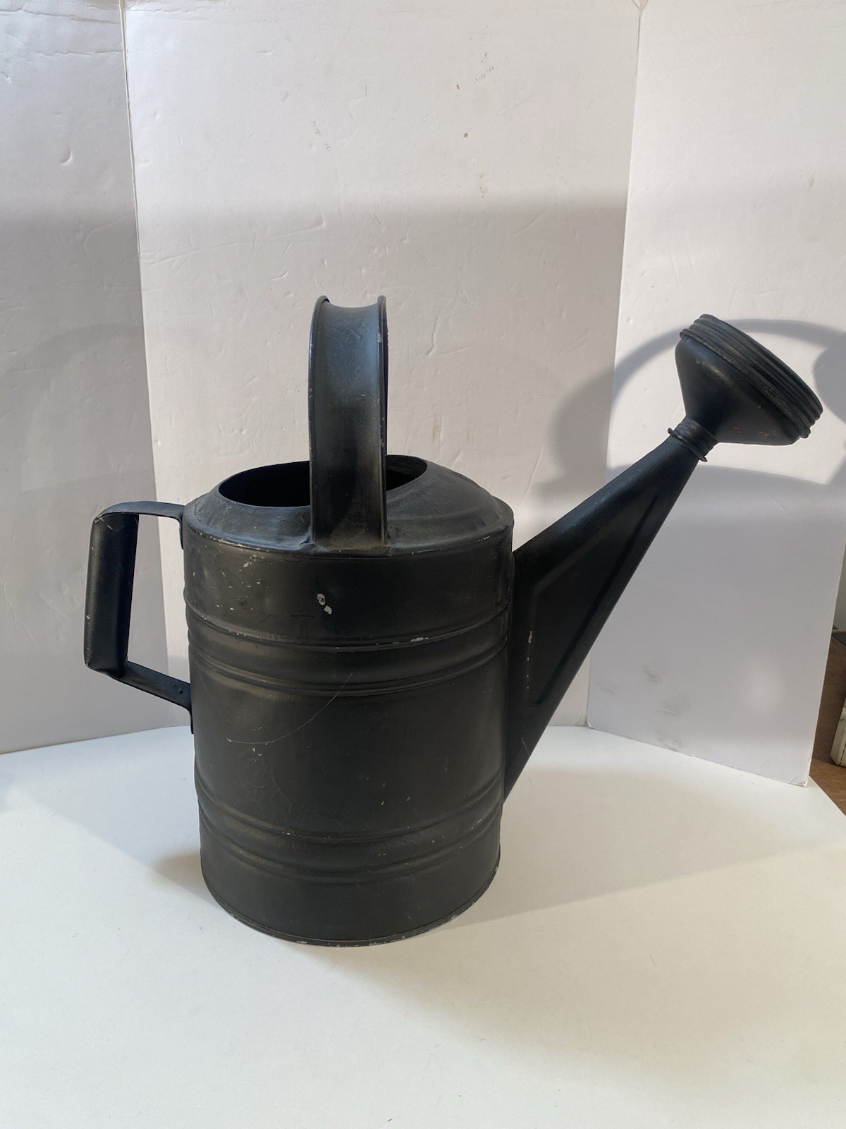 Vintage Galvanized Metal # 8 Sprinkle Head Watering Can Farmhouse Garden Decor gallery