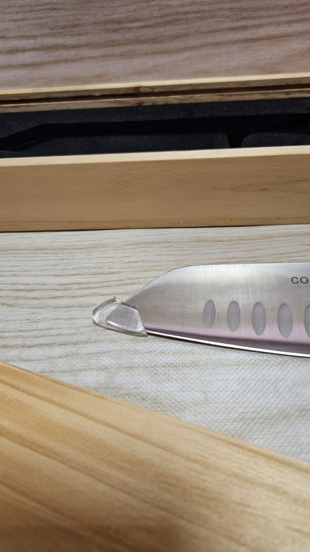 * NEW * Cook's Essentials 5.5” / 13cm KYOTSU Knife with Wooden Handle & Box HTF gallery