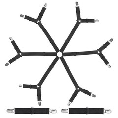 Bed Sheet Fasteners Adjustable Elastic Sheet Holder Clips Set