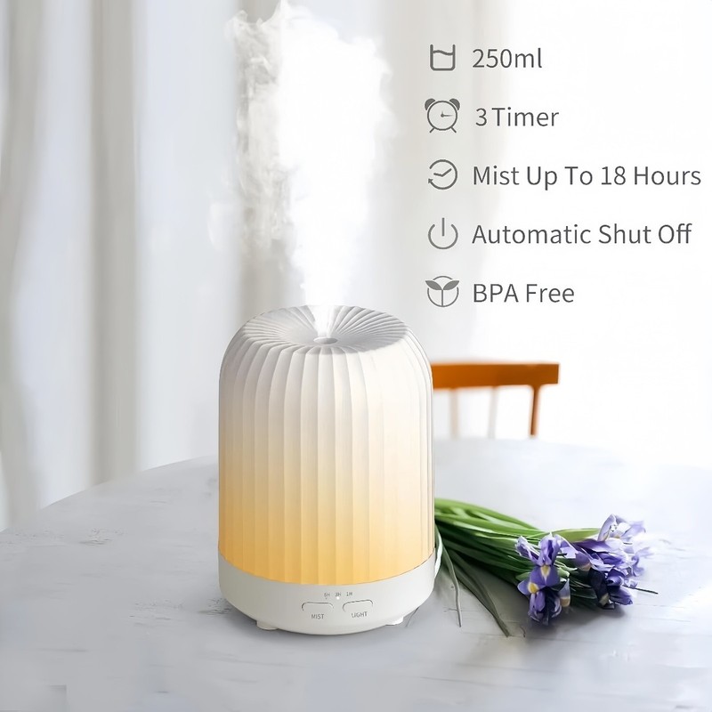LED Essential Oil Diffuser Aroma Humidifier Ultrasonic Aromatherapy Air Purifier gallery