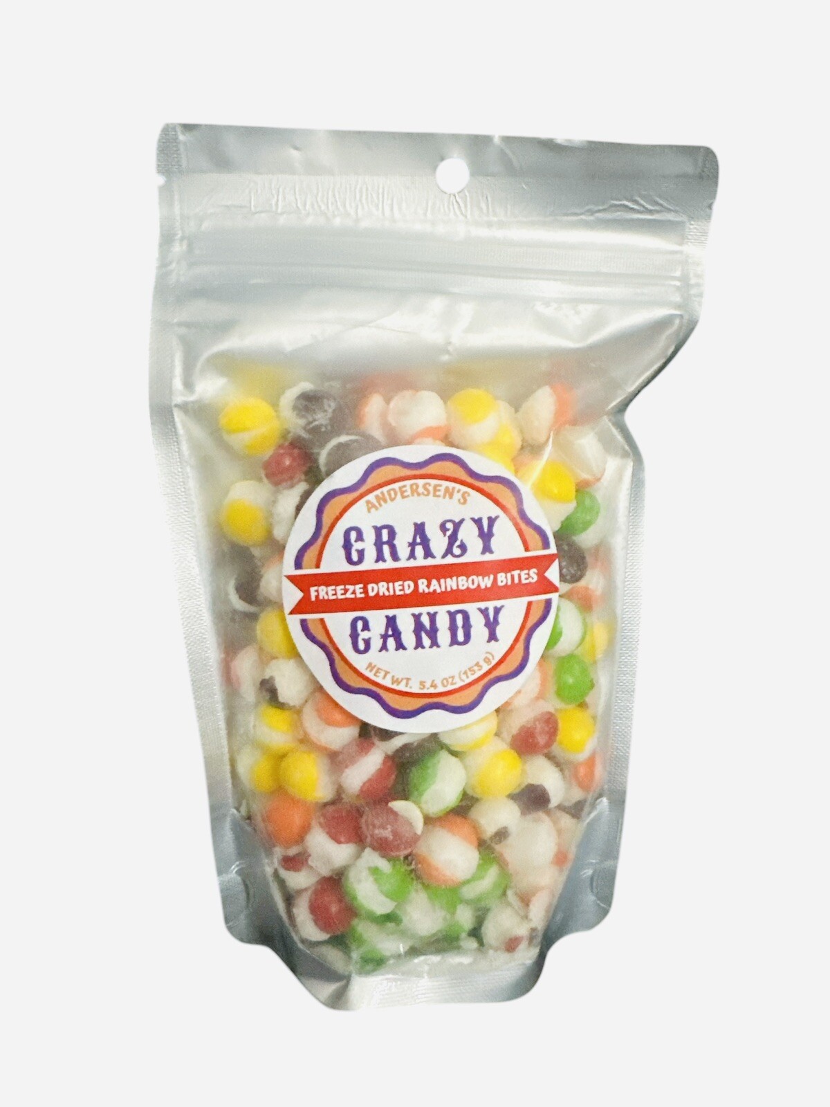 Andersen’s Crazy Candy Freeze Dried Rainbow Bites 5.4 oz Bag! gallery