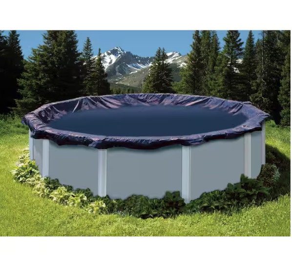 18 ft. Round Blue Above-Ground Winter Pool Cover gallery