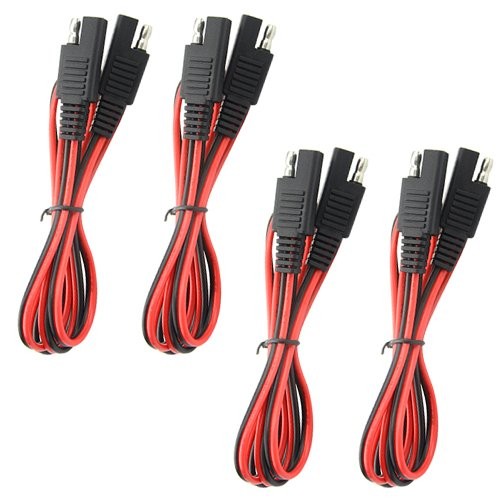 4 PCS SAE to SAE Extension Cable Quick Disconnect Wire Harness Connector 3 gallery