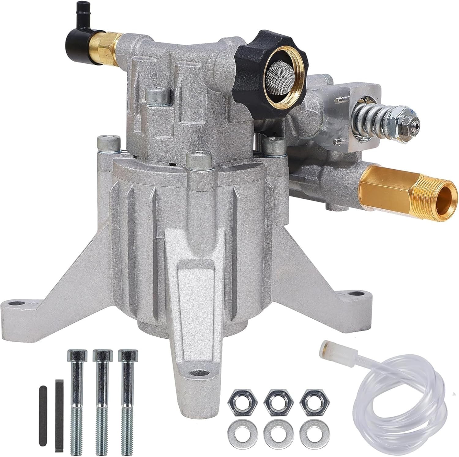 Biswing Pressure Washer Pump, 7/8" Shaft Vertical Plunger, 3400 PSI Max, 2.5 GPM gallery