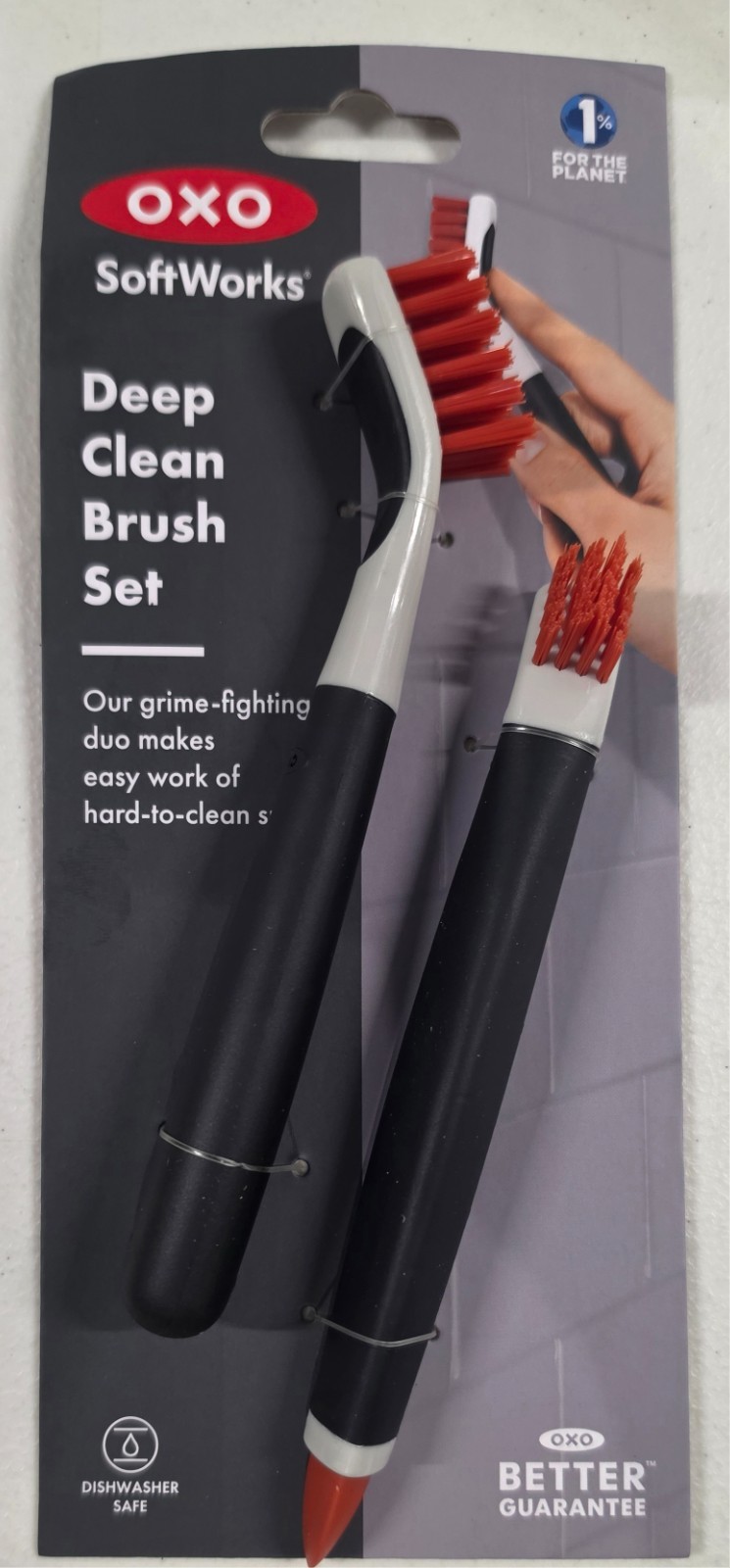 OXO, Blue Good Grips Deep Clean Brush Set gallery