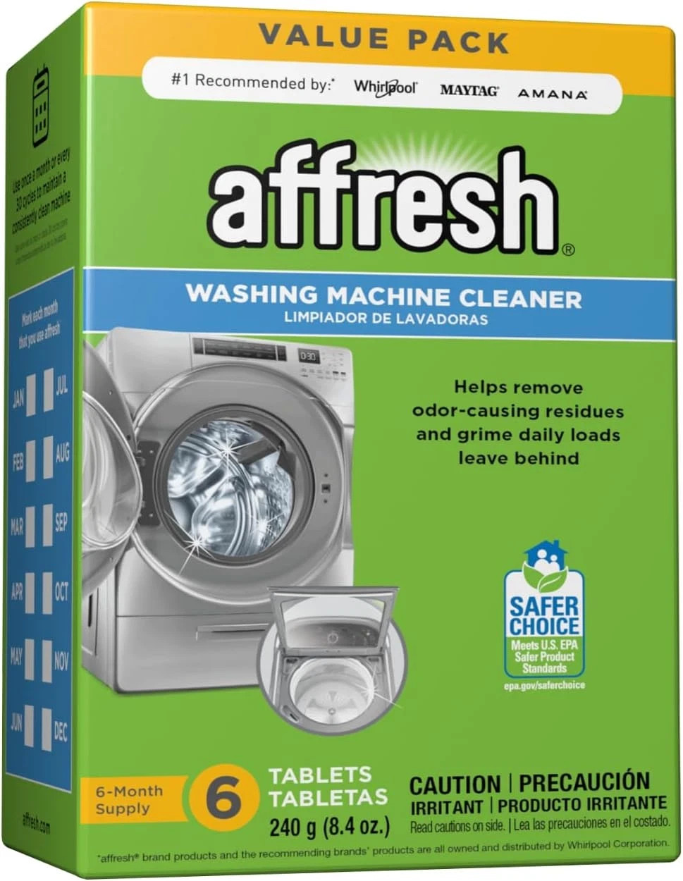 Affresh Washing Machine Cleaner, Cleans Front Load and Top Load Washers, Includi gallery