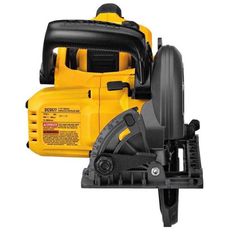 Dewalt DCS577x1 Flexvolt 60v Max Li-Ion 7-1/4 In Cordless Wormdrive Circular Saw gallery