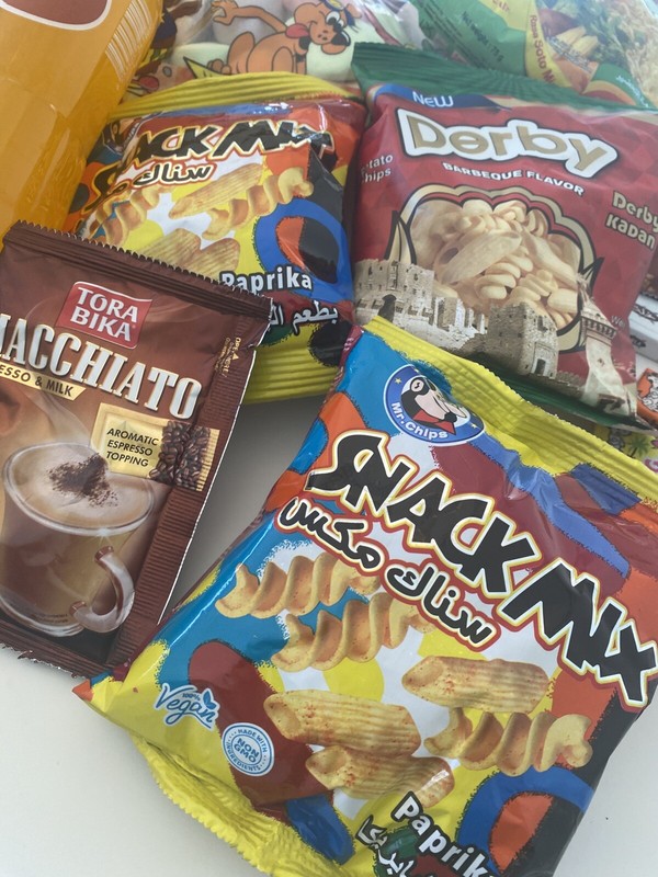 Rare Middle Eastern Exotic Snacks, Drinks And Candy Box 30 Pc gallery