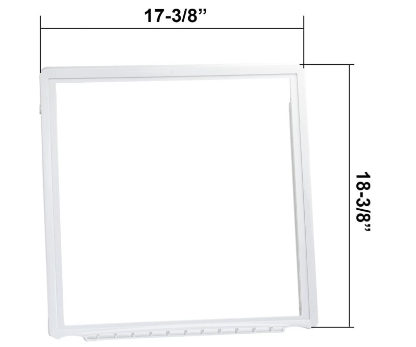 Frigidaire Meat Pan Cover Frame 241969501 AP4433007, 1512992, AH2363832 gallery