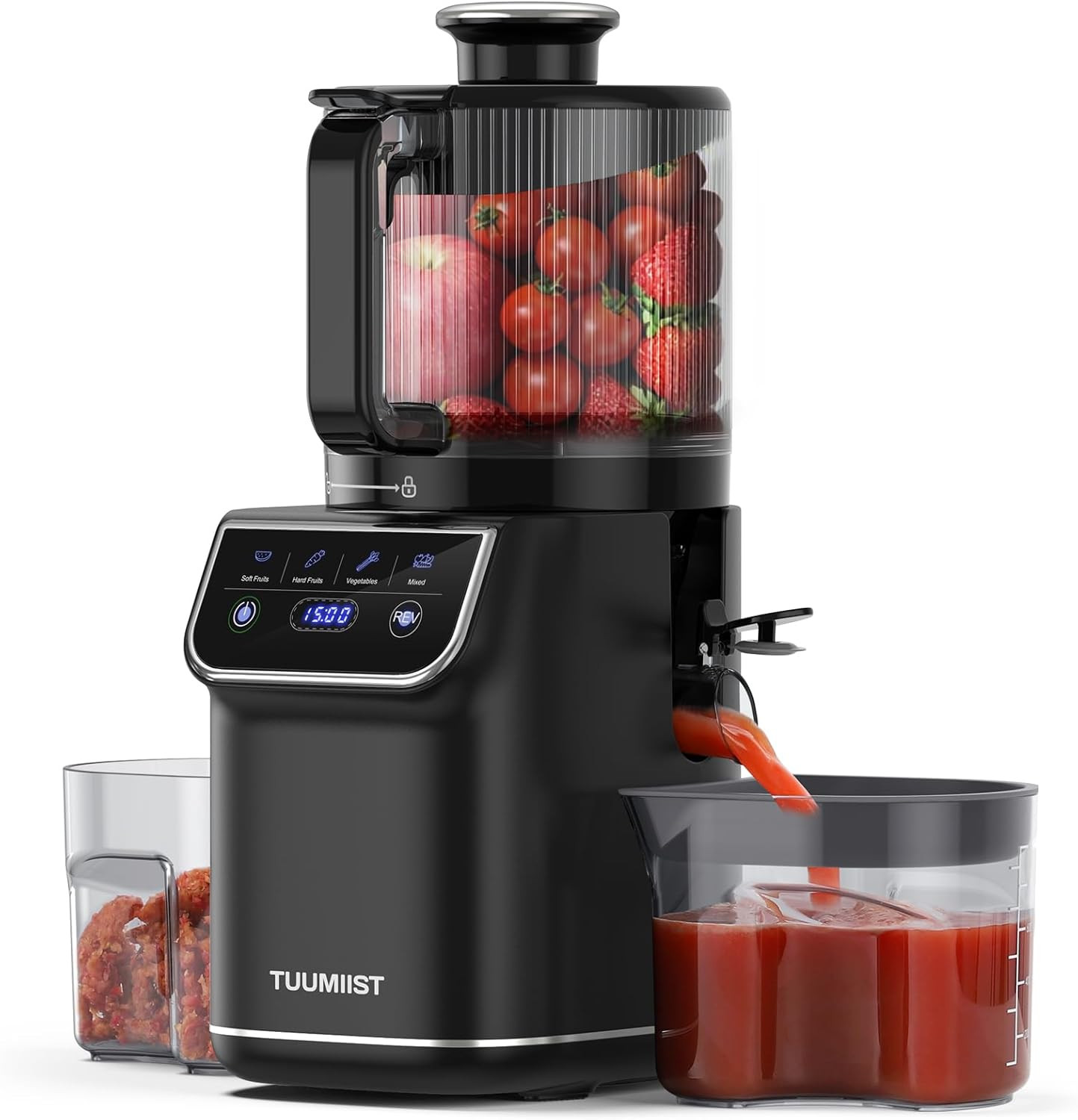 Premium Cold Press Juicer, 100Oz Capacity, Easy Clean & Quiet Operation gallery