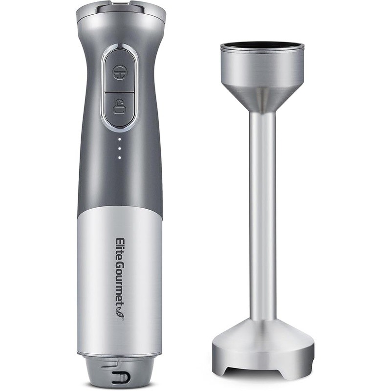 Cordless Immersion Blender Adjustable Speed Stainless Steel Blades Kitchen Mixer gallery