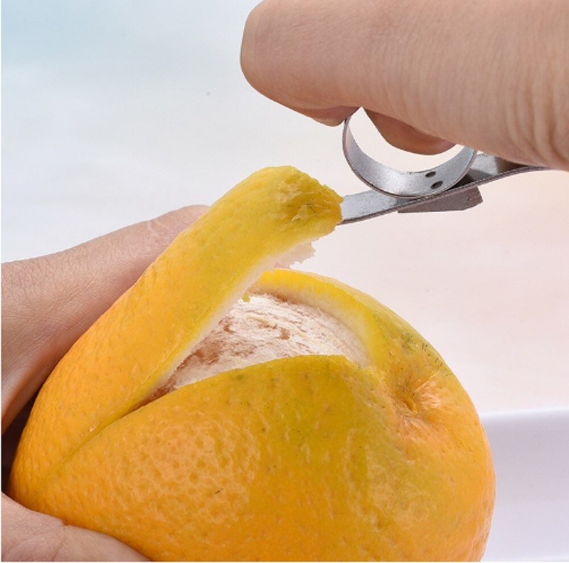 2-Pack Stainless Steel Orange Peeler - Easy-Use Kitchen Citrus Peeler Tool gallery