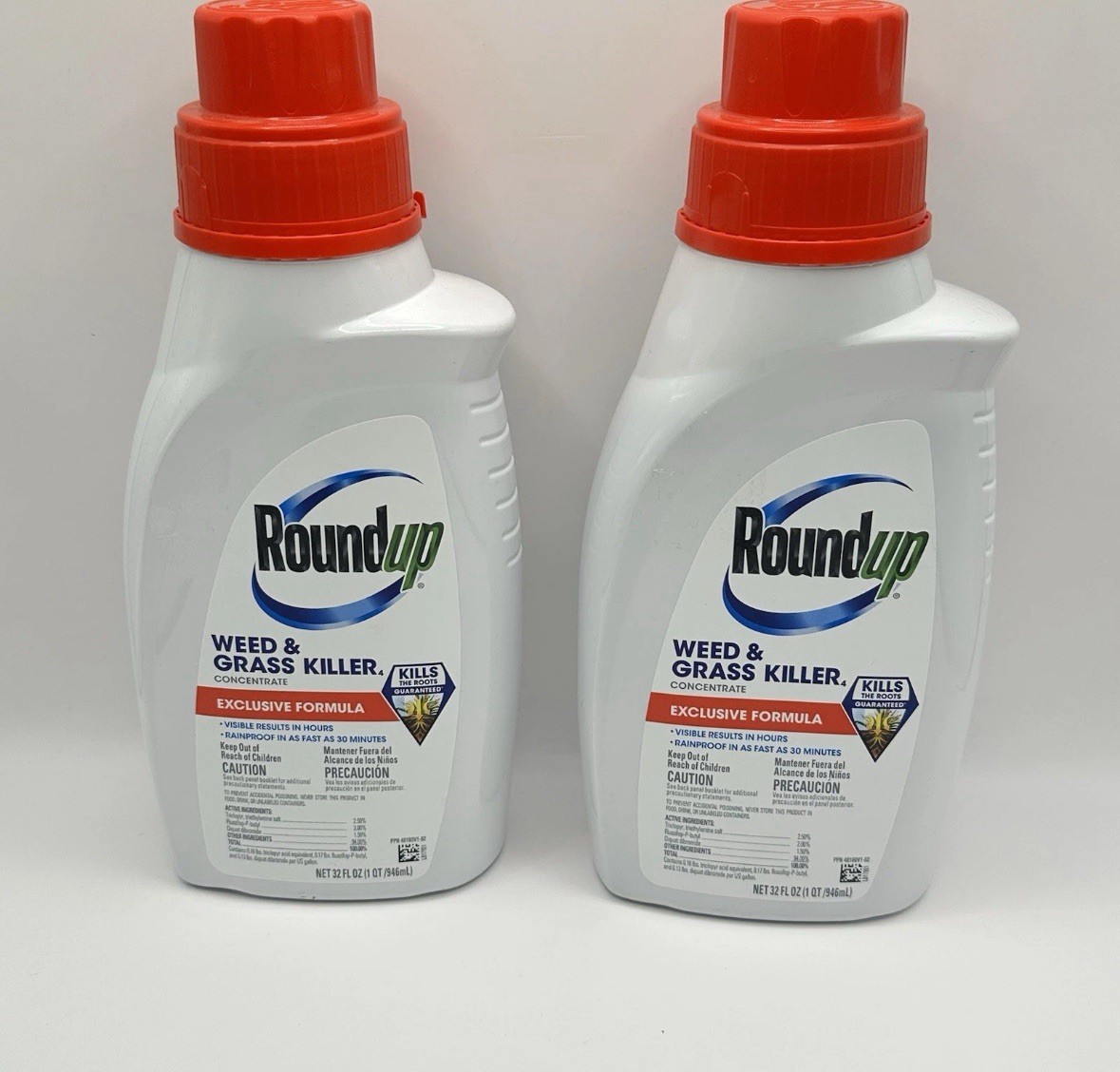 2 PACK Roundup Weed & Grass Killer Concentrate 32 ounce each 64 Ounce Total gallery