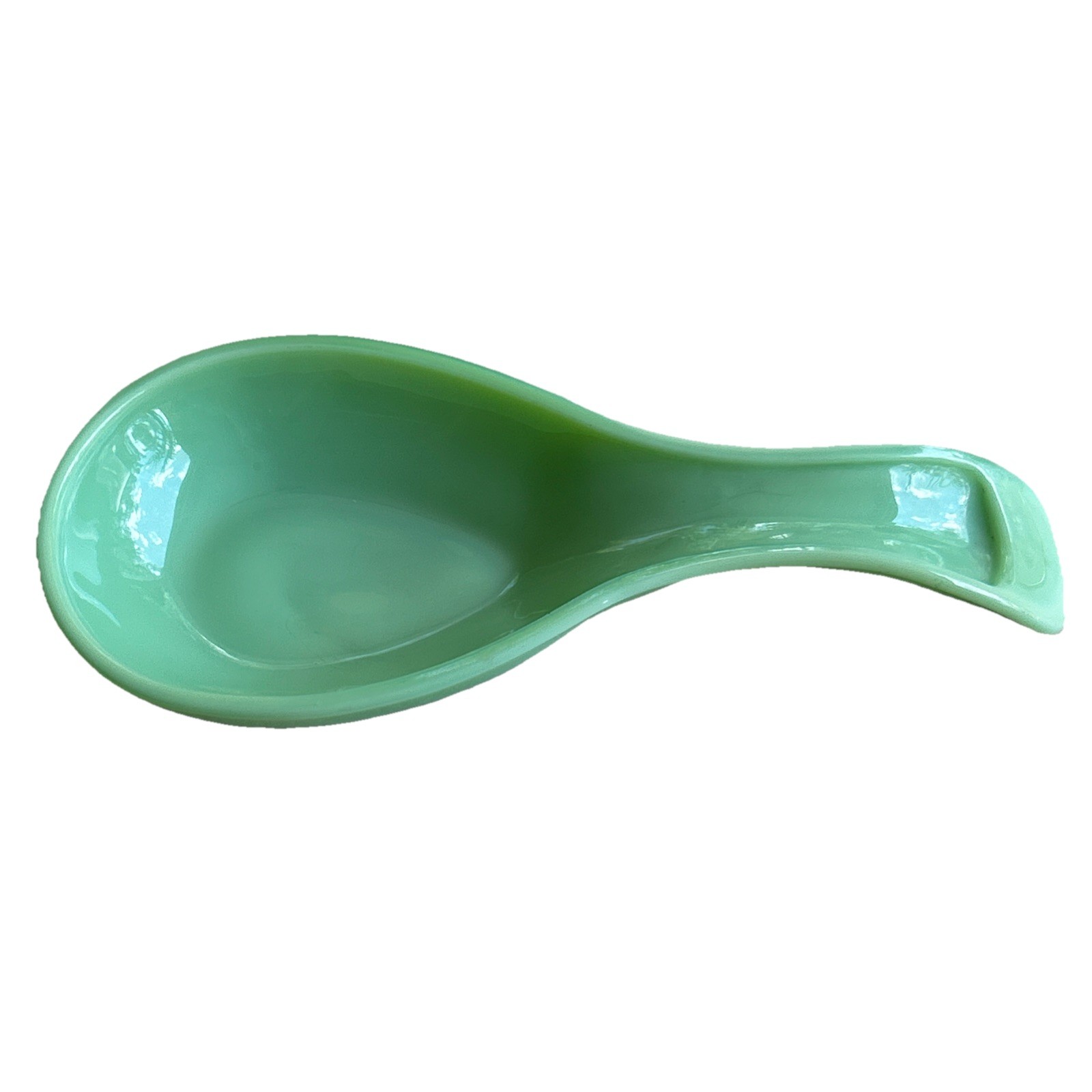 Tablecraft Jadeite Glass Collection Spoon Rest gallery