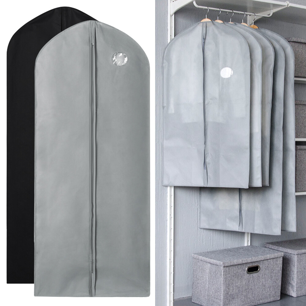 59" Garment Bag for Suit Dress Storage Cover Wardrobe Hanging Clothes Protector gallery