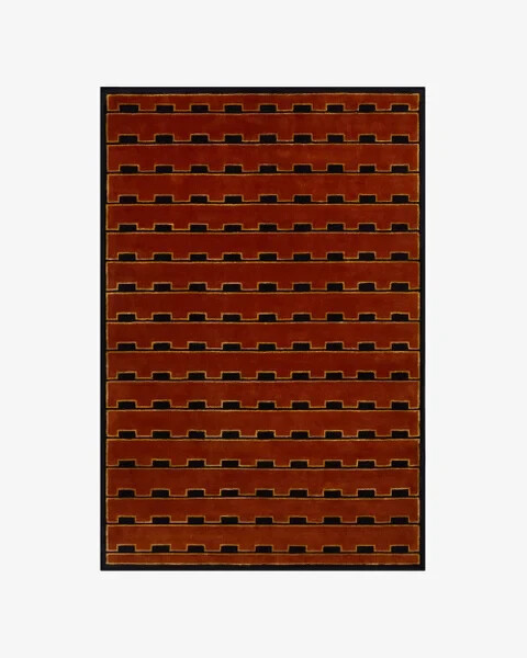 Red Style With design 100% Nz Wool Hand Tufted Rug Handmade Wool Rug Area Rug gallery