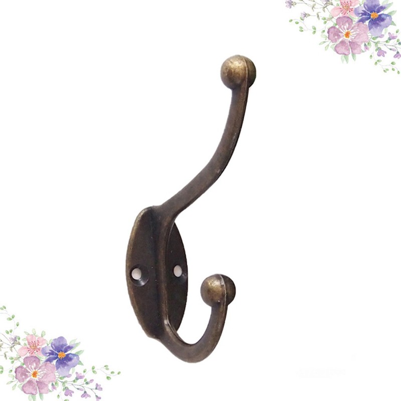 4 Pcs Metal Hooks Wall Mount Single Hooks Clothes Hat Holder Bracket for Home gallery