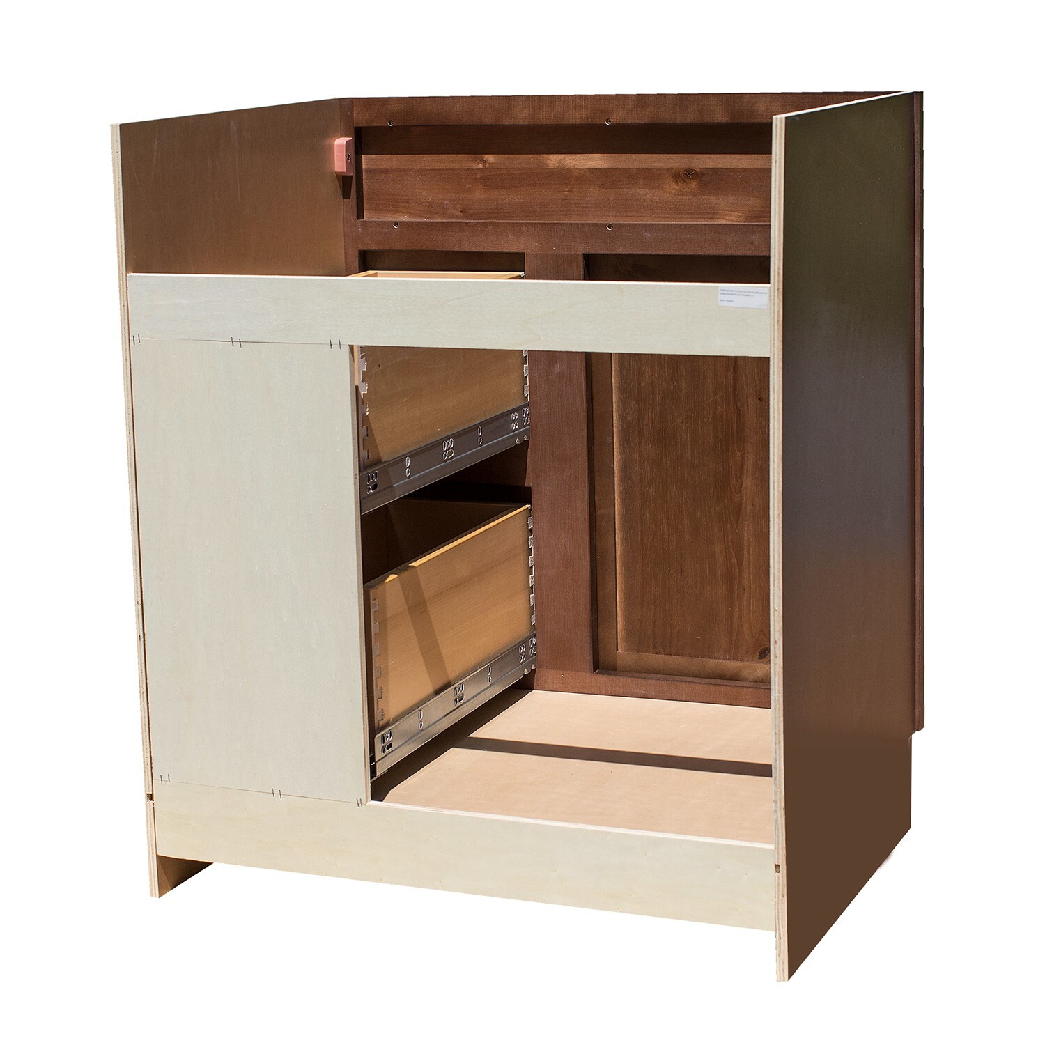 Rustic Walnut Shaker Style 30" x 21" vanity cabinet gallery