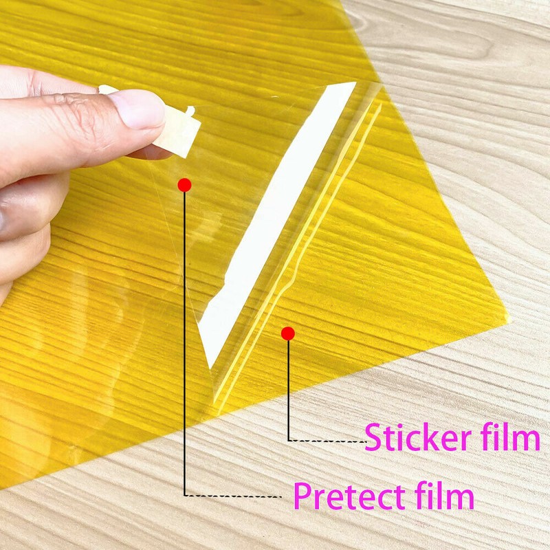 7pcs Pack MULTI COLOR TRANSPARENT WINDOW FILM STAINED GLASS SELF ADHESIVE VINYL gallery