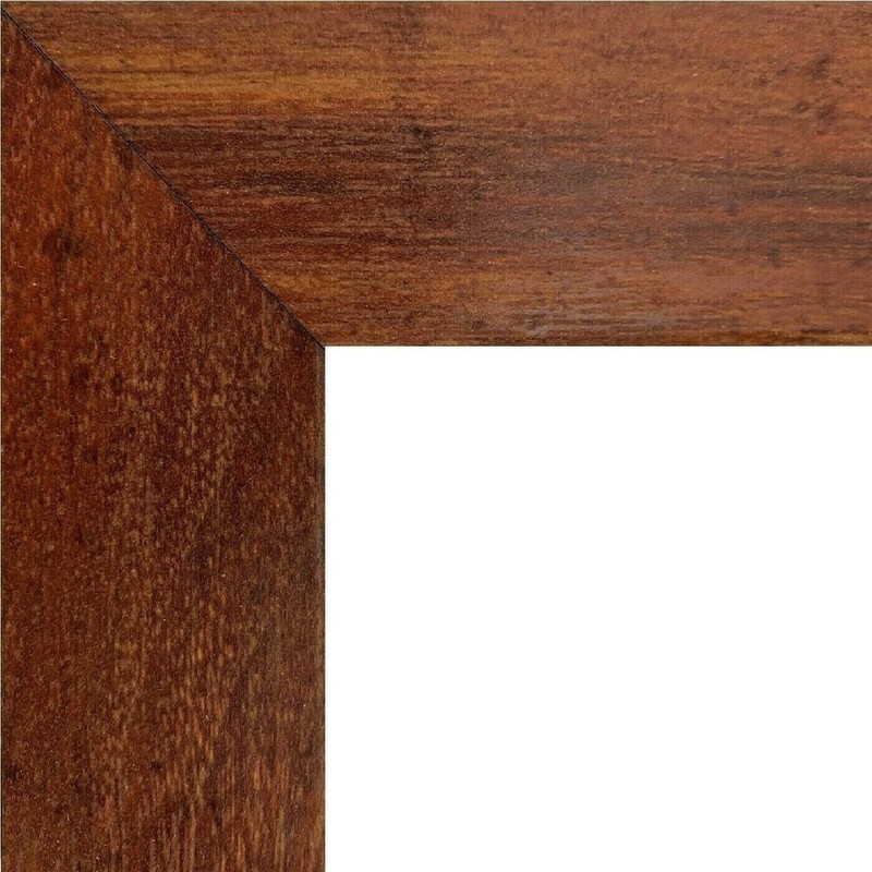 US Art Frames 1" Flat Country Walnut Brown MDF Wall Decor Picture Poster Frame gallery