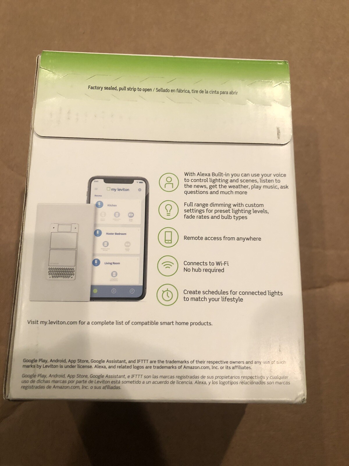 Leviton Decora Smart Wi-Fi Voice Dimmer with Alexa Built-In No Hub Required gallery