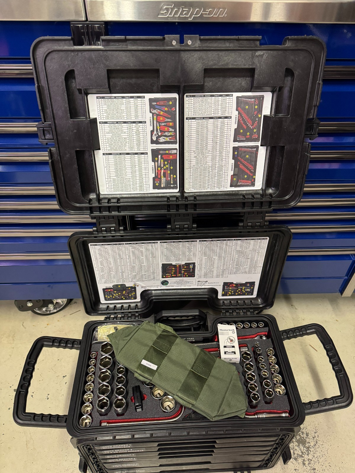 Snap-On NEW GMTK Complete Series 2 GMTK 6-Drawer General Mechanics Tool Kit !! gallery