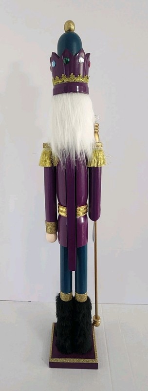 Signature Selection 42" Nutcracker - Purple/Teal/Gold - New! gallery