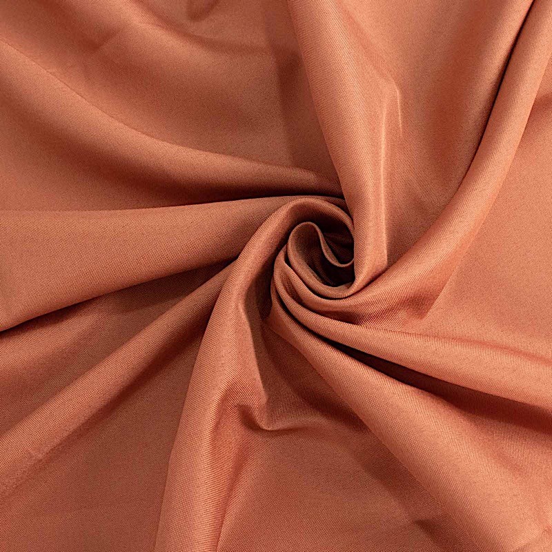 TERRACOTTA 72x120 RECTANGLE POLYESTER TABLECLOTH Wedding Catering Dinner gallery