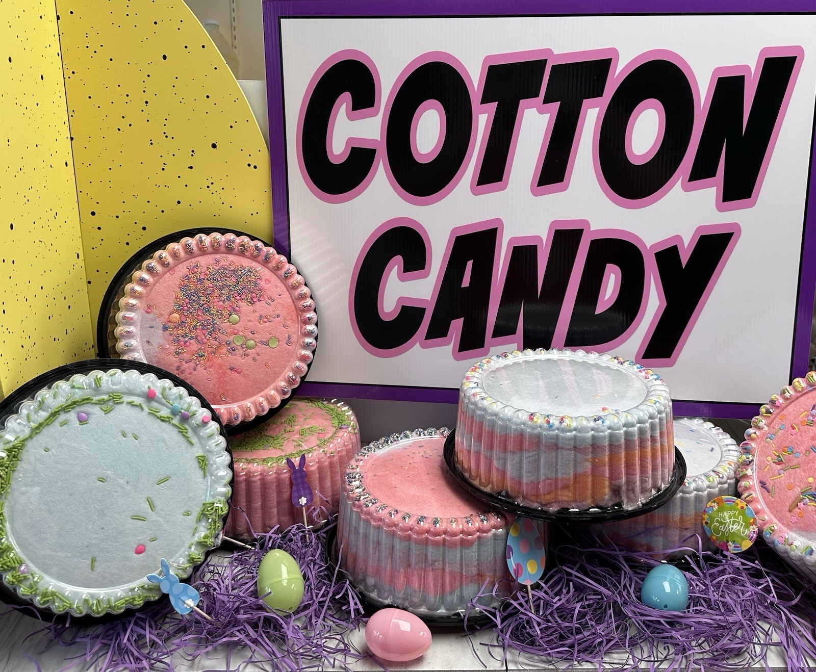 Fresh Cotton Candy Cake For Special Occasions, Holidays And Birthdays!! 8-Inch gallery