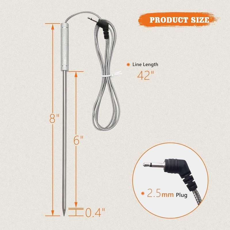 Upgraded Meat Probe Replacement for Thermopro Thermometers TP04, TP06, TP06S,... gallery