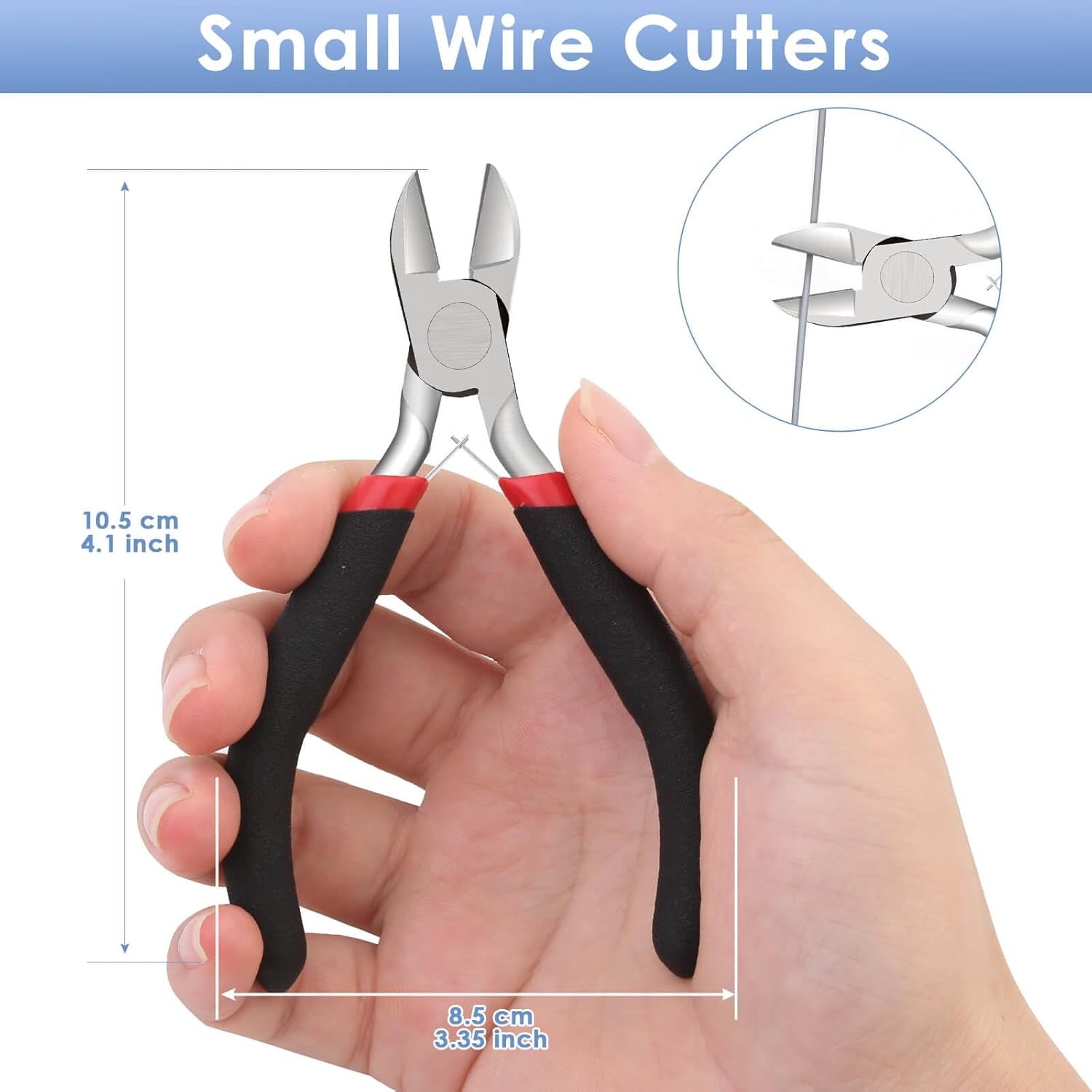 Wire Cutters, Small Side Cutters for Crafts, Flush Cutting Pliers for Jewelry gallery