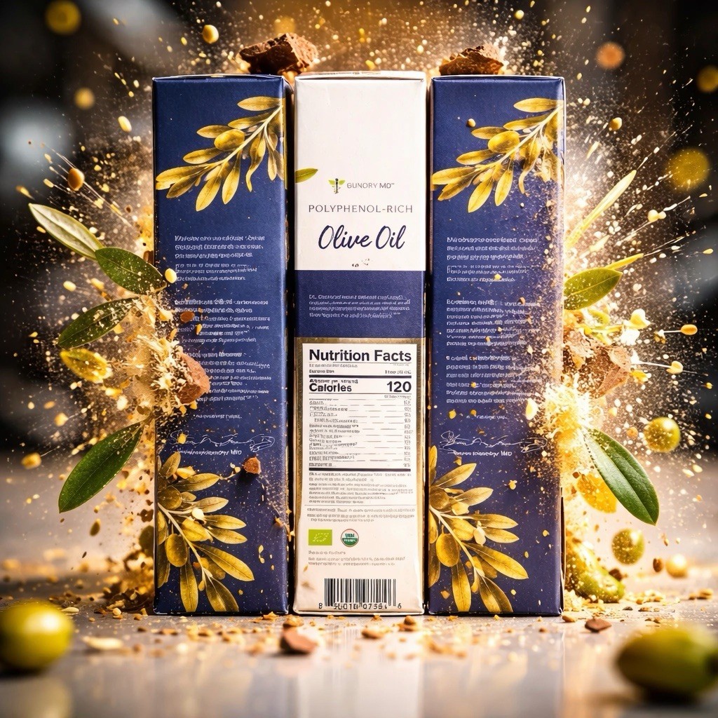 Gundry MD Polyphenol-Rich Extra Virgin Organic Cold Pressed Olive Oil 3 Pack gallery