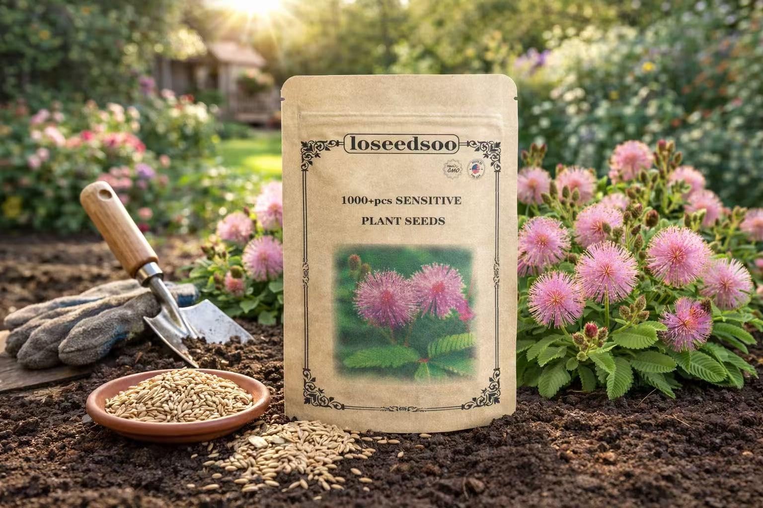 1000+ Sensitive Plant Seeds for Planting – Mimosa Pudica Touch Me Not Seeds, ... gallery