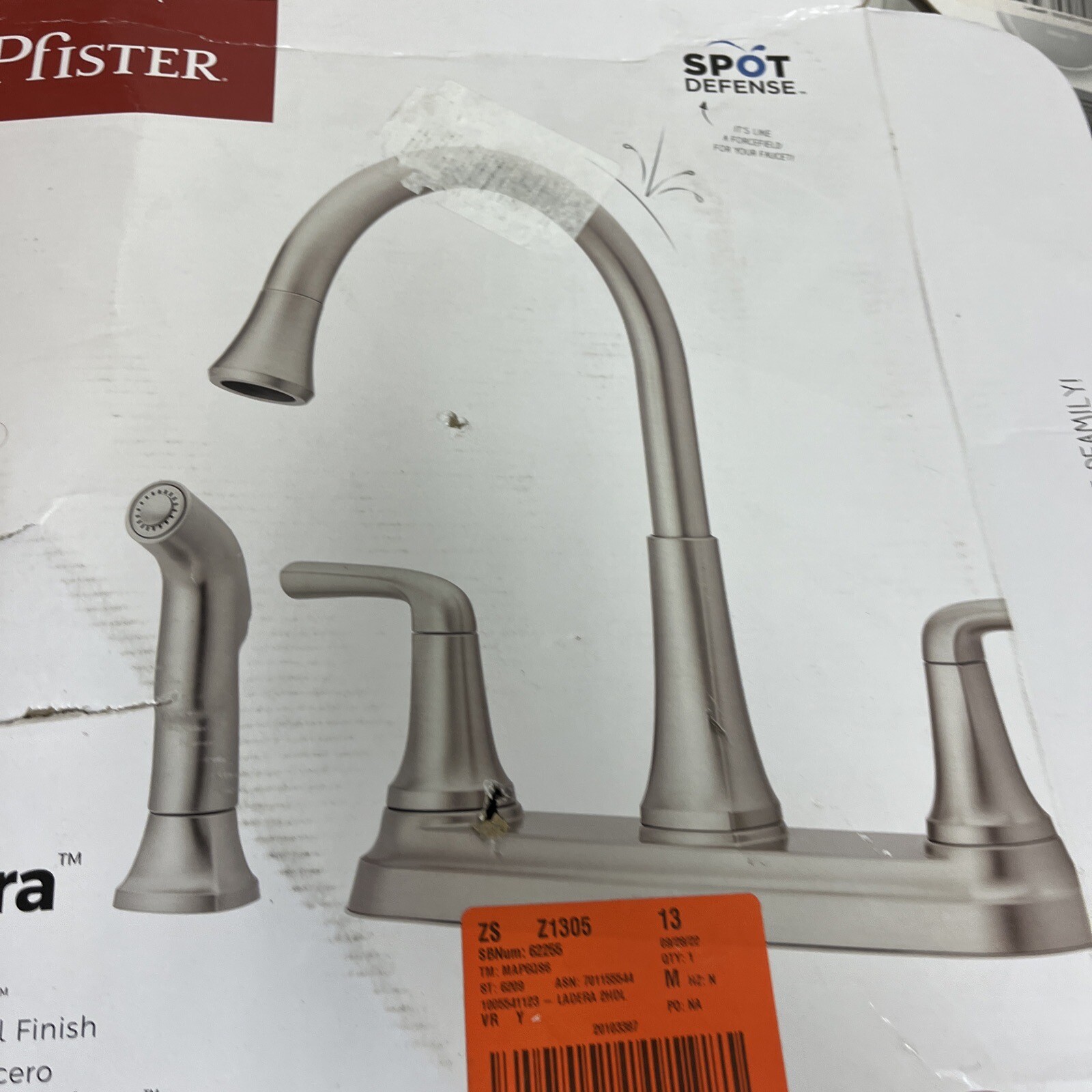 Pfister Ladera 2-Handle Kitchen Faucet - Spot Defense Stainless Steel. gallery