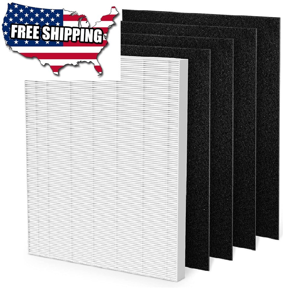 One Replacement Winix 115115 Filter + 4 Carbon Filters PlasmaWave 5300 5500 NEW