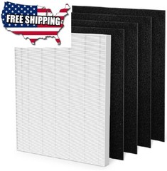 One Replacement Winix 115115 Filter + 4 Carbon Filters PlasmaWave 5300 5500 NEW