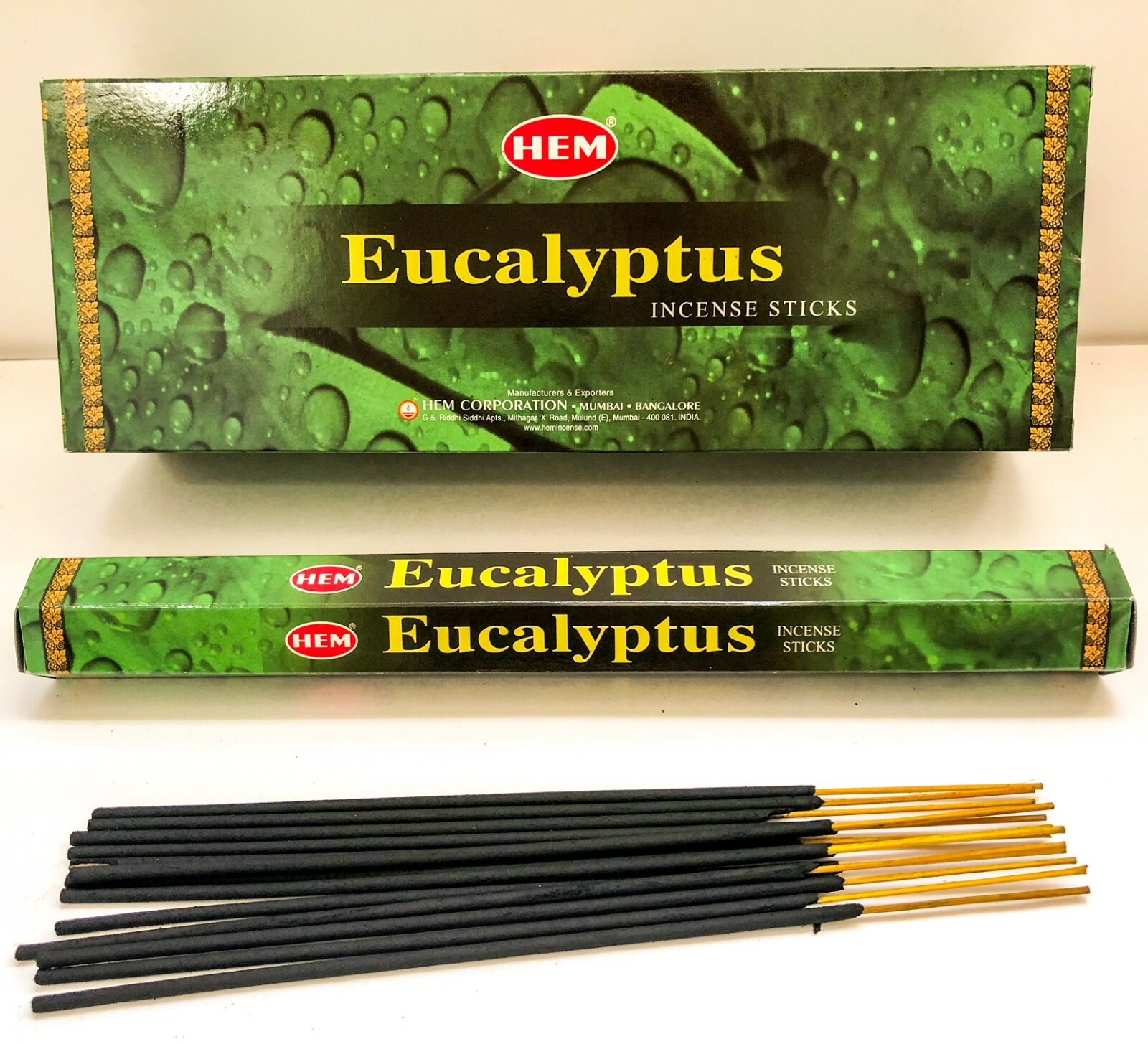 Hem Eucalyptus Incense Sticks - Aromatherapy Pick 20-40-80-100-120-160-200 gallery