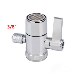 1/4“ 3/8” Adapter Diverter Valve for Kitchen Bathroom Sink Faucet Water Filter