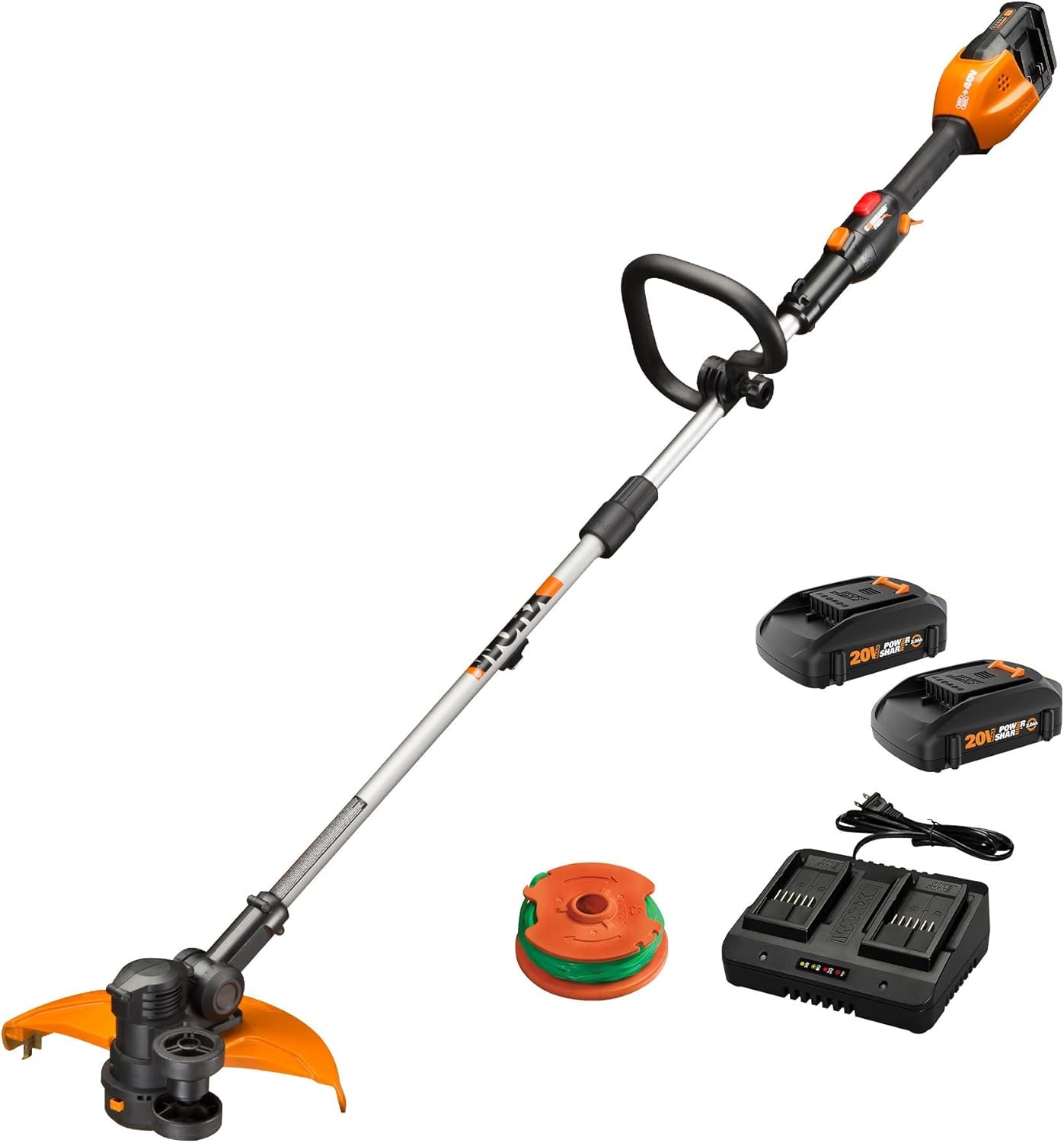 WORX WG184 40V String Trimmer Edger 13in 2 Battery Kit gallery