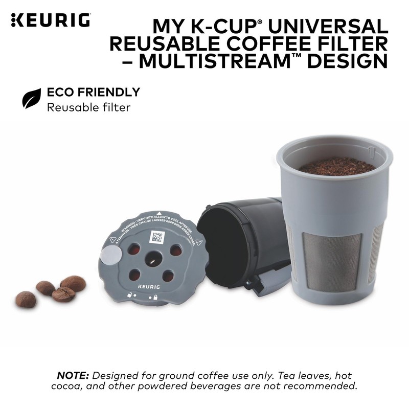 My KCup Reusable Filter MultiStream Technology Gray Packaging May Vary gallery