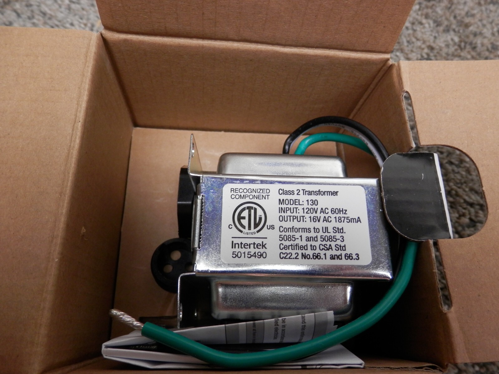 Defiant Branded Wired Doorbell Transformer 30VA 18000044 gallery