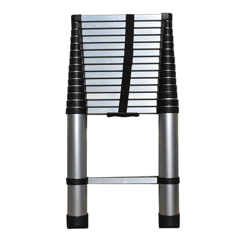 Telescoping Ladder Extension Ladders Folding Non-Slip Aluminum 10.5/12.5/14.5FT gallery