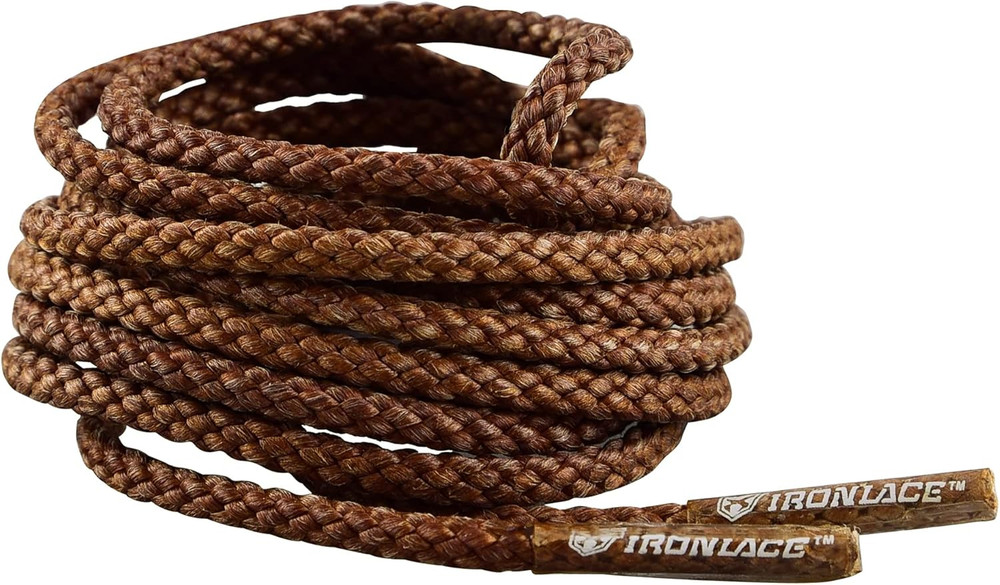Durable Round Bootlaces - Waterproof, Fire Resistant, 1500 lb Strength