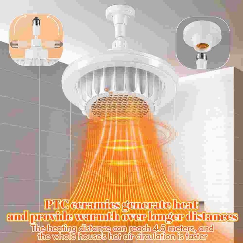 Bathroom Ceiling Heater Light 600W Electric Bedroom Kitchen Heating Fan w/Remote gallery