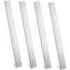 4 Pcs Aluminum Flat Bar 1/4 Inch Thick 1" x 12" Square Aluminum Plate 6061 gallery