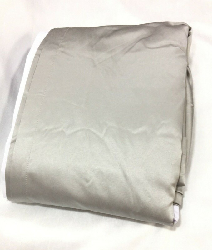 Hotel Collection Keystone Solid Silver Gray KING Bedskirt 16" $150 gallery