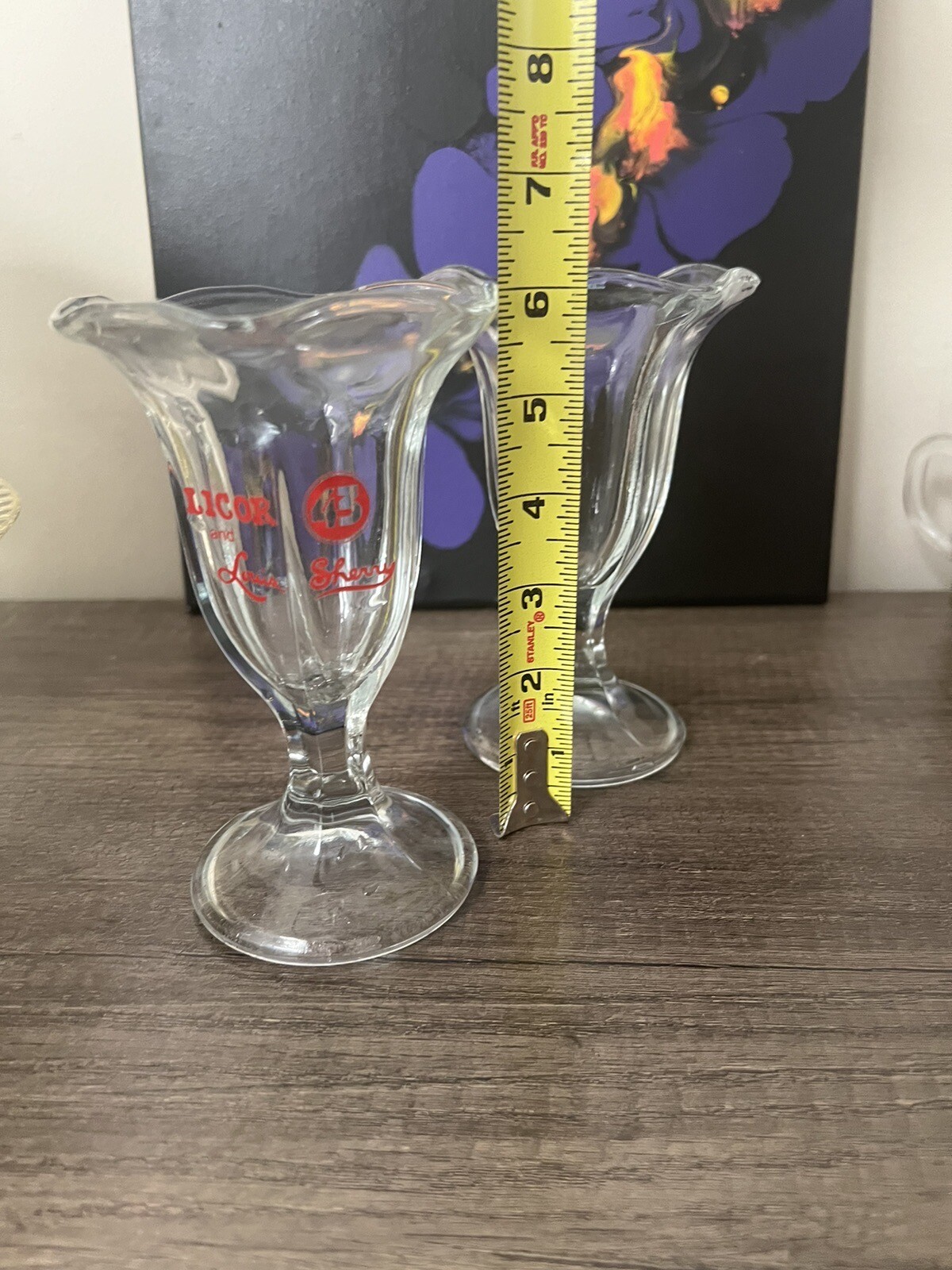 Vtg Licor 43 Cocktail Sundae Milkshake Liquor Glass Promo Louis Sherry Chocolat gallery