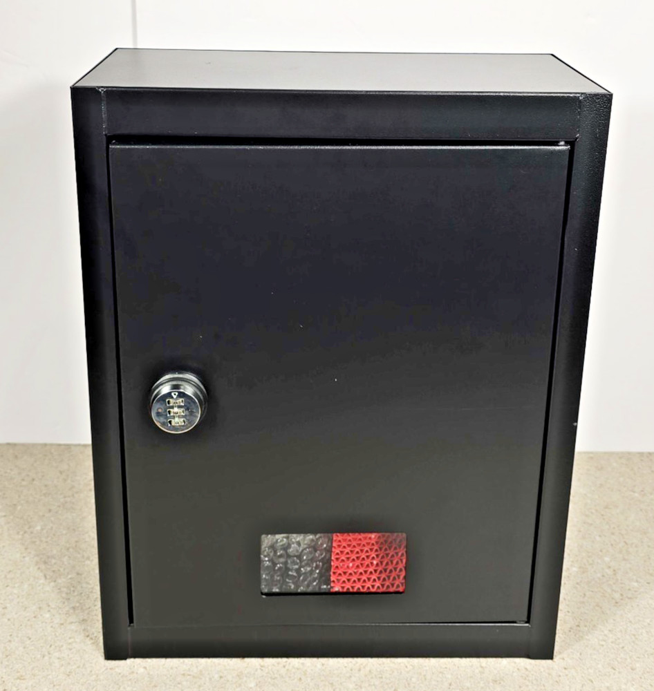 Toriexon Through The Wall Drop Box Black Combination Lock 16.5" x 12.5" x 6 FLAW