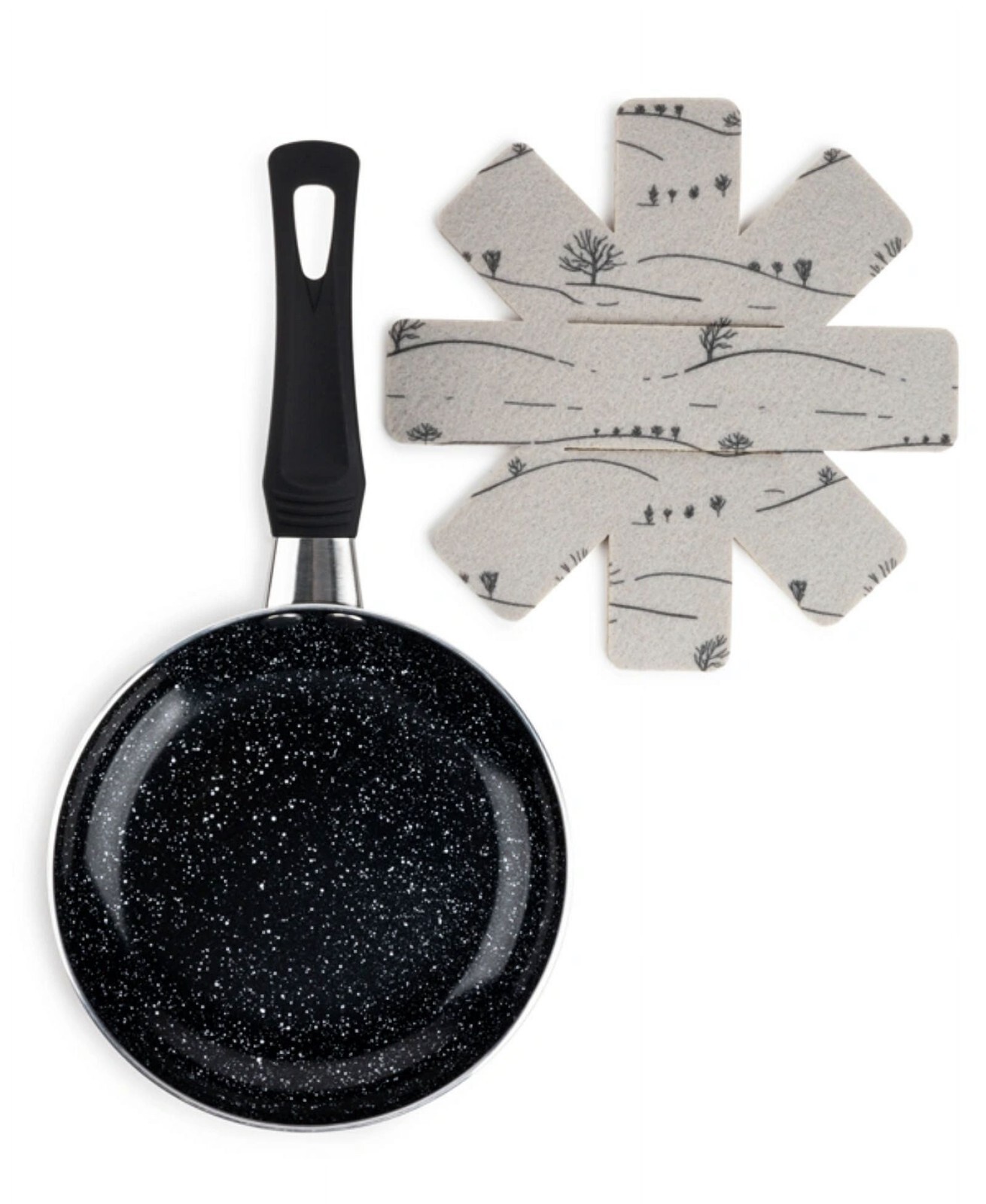 Brooklyn Steel Co. Non-Stick, Winter Scape Mini Fry Pan Set, 2 Piece gallery